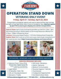 Stand Down 2023